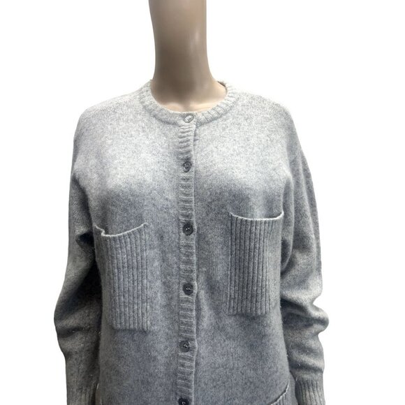 Vintage Liz Claiborne Lambswool Angora Button Front Sweaters M - Picture 2 of 8